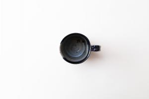 藍彩マグカップ