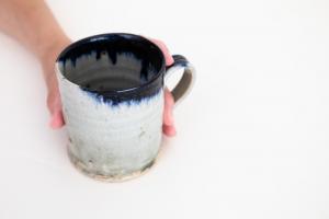 藍彩マグカップ