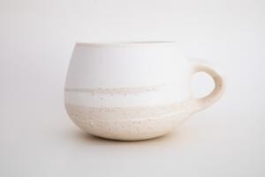 練り込みマグカップ 白