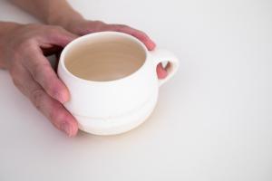 練り込みマグカップ 白