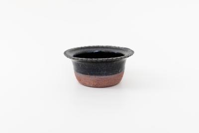 ルリ釉 綱手耐熱グラタン皿 豆