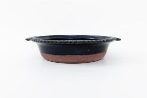 ルリ釉 綱手耐熱グラタン皿 大
