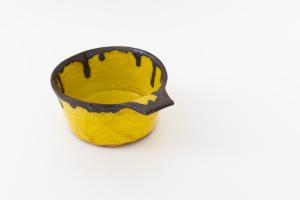 片耳グラタン鉢 豆 黄