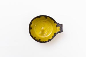 片耳グラタン鉢 豆 黄