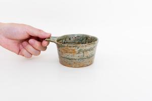 片耳グラタン鉢 豆 オリーブ