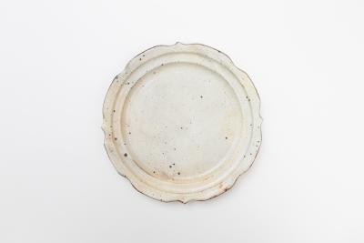 キナリ 彫刻皿 8寸