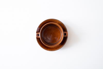 飴釉 グラタン皿