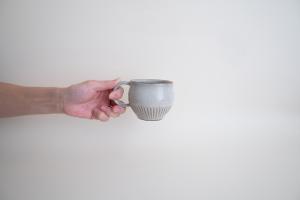 粉引しのぎコーヒーカップ
