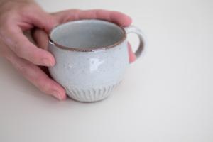 粉引しのぎコーヒーカップ