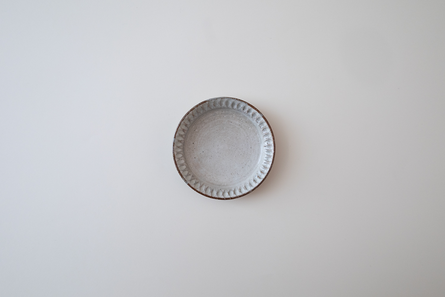 粉引しのぎ小皿