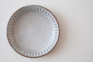 粉引しのぎ小皿