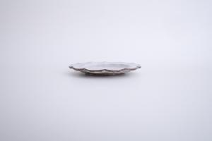 粉引輪花皿5寸