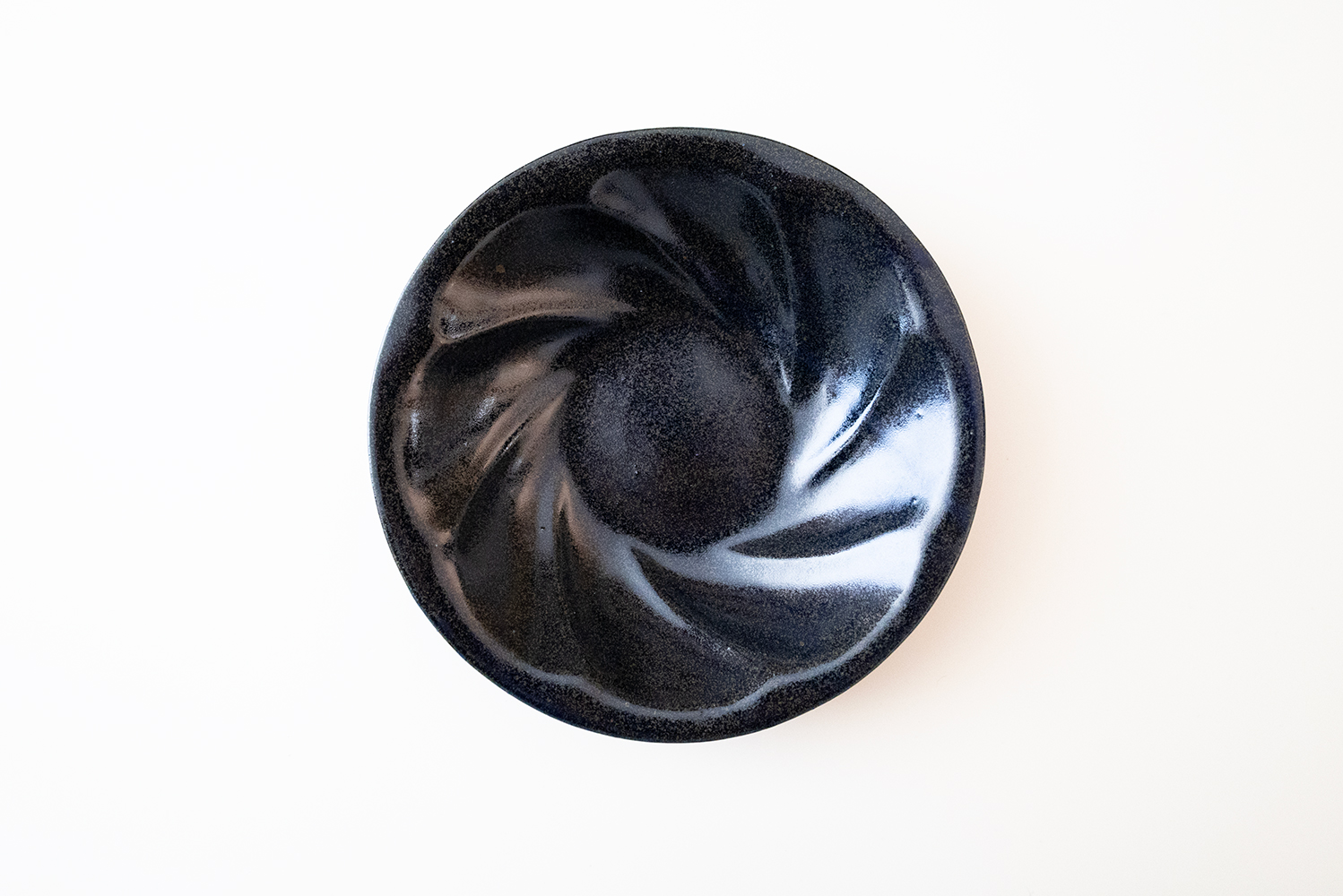 瑠璃釉 スパイラルボウル