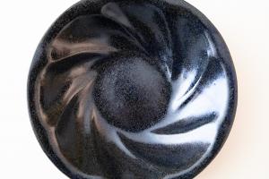 瑠璃釉 スパイラルボウル