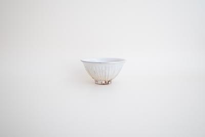 鉄散 しのぎめし碗 小
