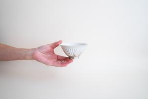 鉄散 しのぎめし碗 小