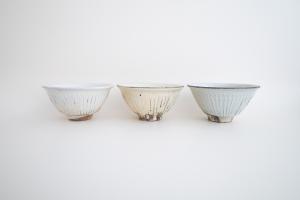 鉄散 しのぎめし碗 大