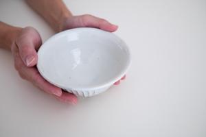 鉄散 しのぎめし碗 大