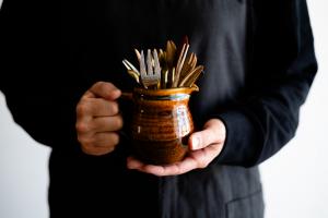 飴釉 マグピッチャー (丸)