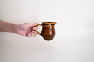 飴釉 マグピッチャー (丸)