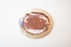 キナリだ円リム皿 大