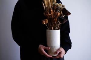 渕荒横彫カトラリースタンド 大