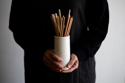 鉄散カトラリースタンド 中