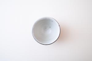 青灰 しのぎめし碗 大