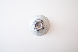 青灰 しのぎめし碗 大