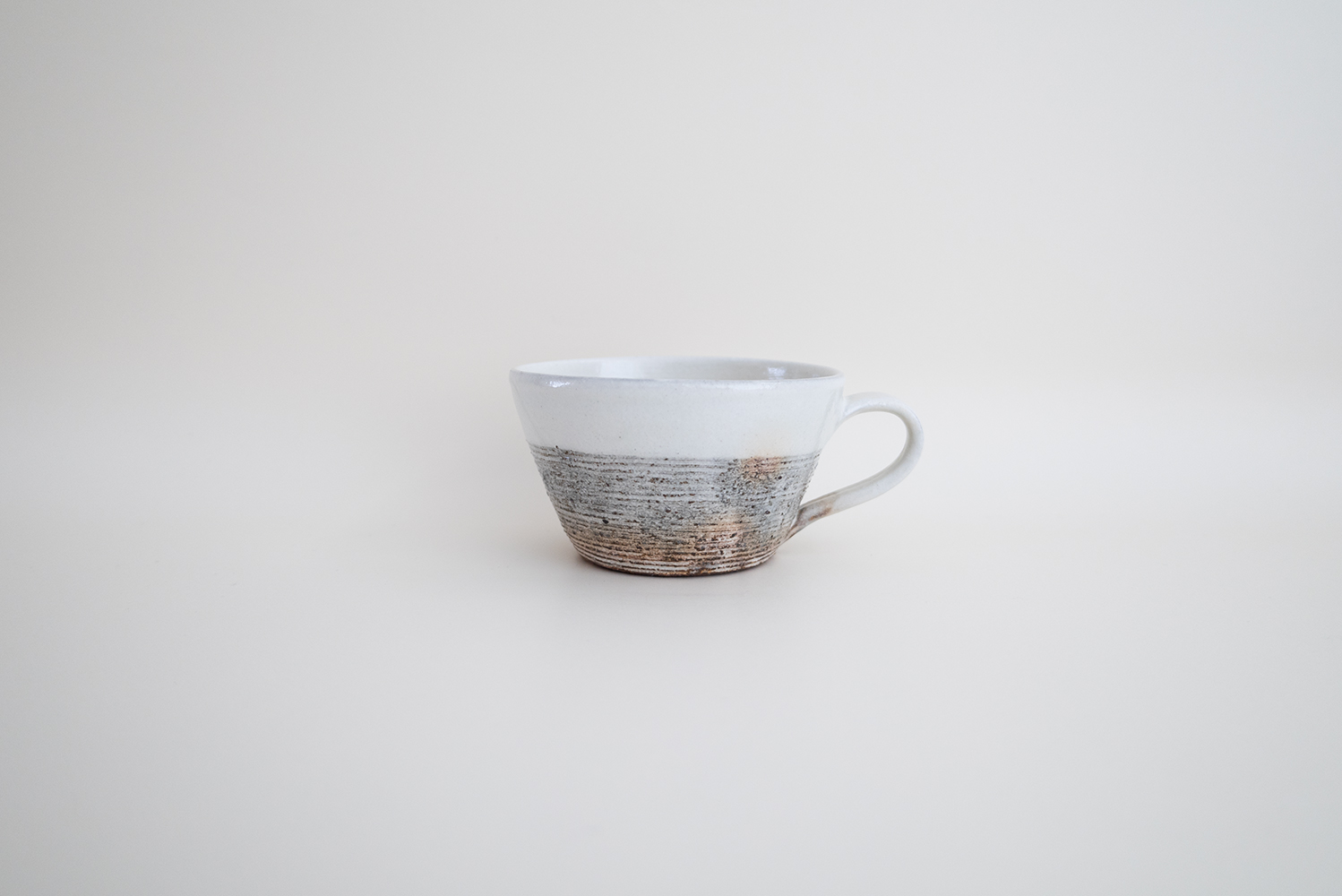 渕荒横彫 スープカップ 切立