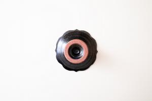 瑠璃釉 彫刻コンポート皿 Φ130