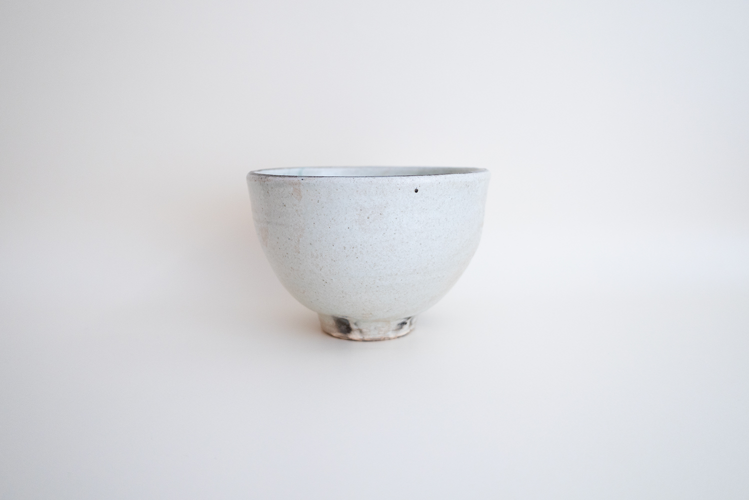 青灰 どんぶり大(白荒刷毛目型)