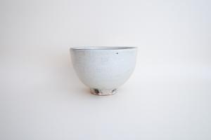 青灰 どんぶり大(白荒刷毛目型)