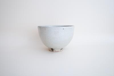 青灰 どんぶり大(白荒刷毛目型)