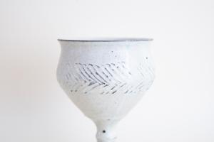 青灰 ゴブレット 丸