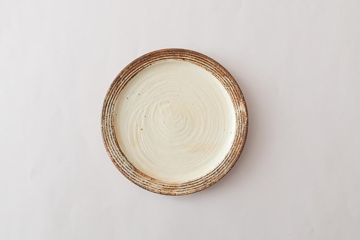 渕荒横彫コーヒーソーサー