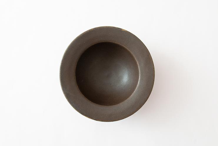 錆釉リムボウル 小