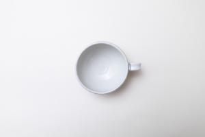 縦鉄線スープカップ 丸