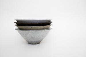 青灰平小鉢