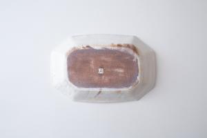 鉄散八角深鉢 大