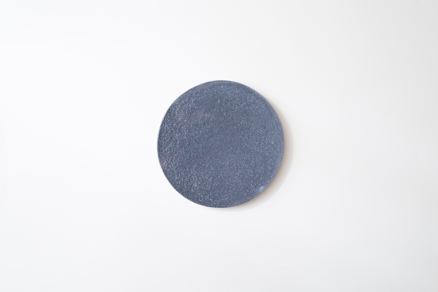 グレー釉フラットプレートφ180