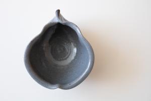 グレー釉 洋梨鉢 小