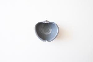グレー釉りんご鉢 小