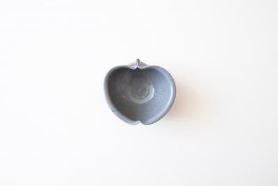 グレー釉りんご鉢 小