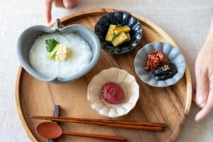 グレー釉りんご鉢 小