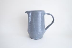 グレー釉 リーフピッチャー 大