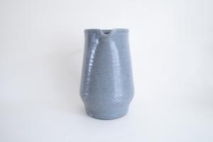 グレー釉 リーフピッチャー 大