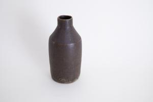 錆釉 瓶型花入 A