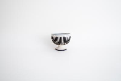 粉引しのぎ高杯 ツートン