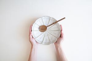 Shiroキナリ 花火鉢